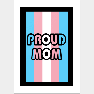 Proud Mom Transgender Flag Posters and Art